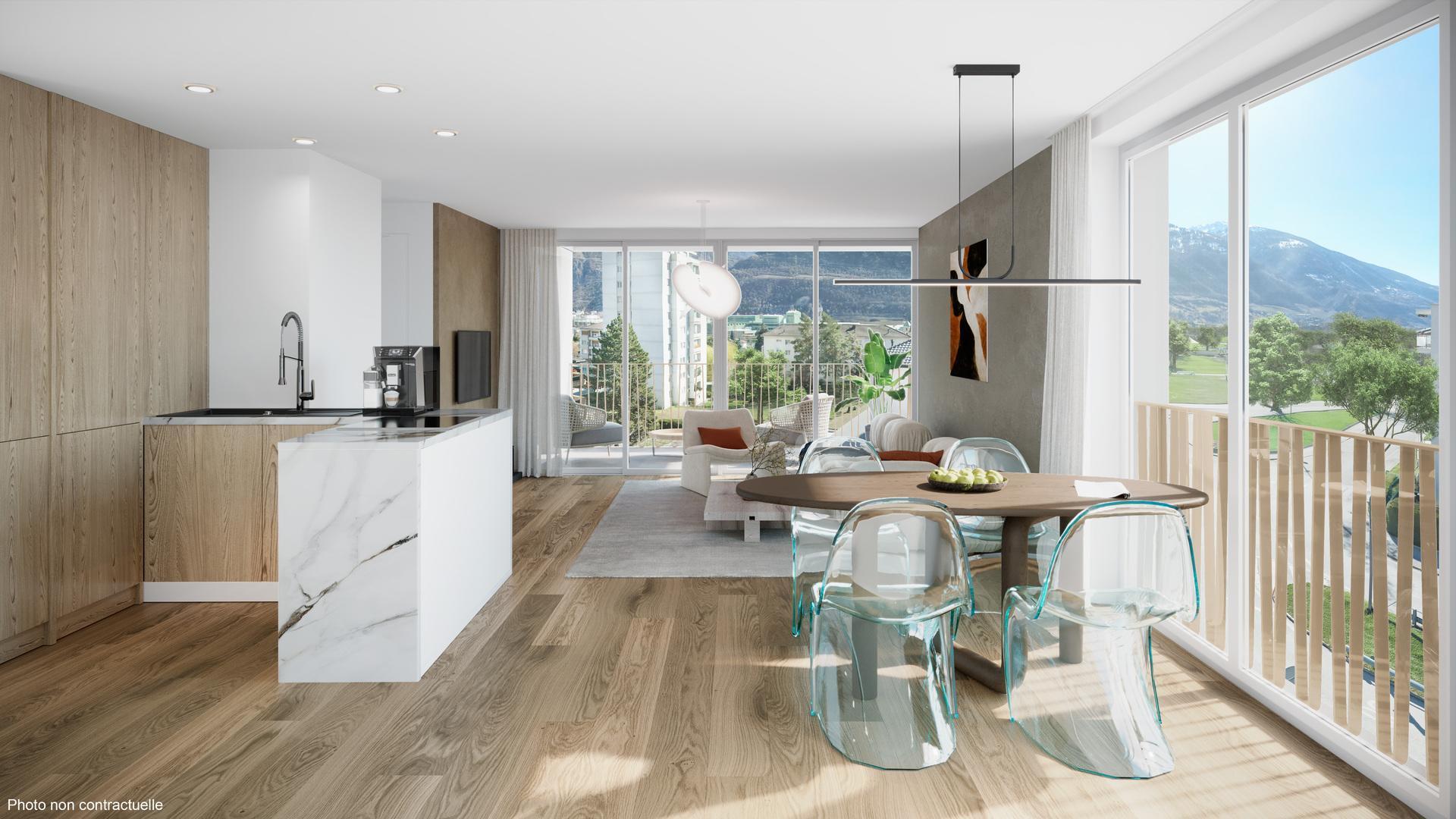 A vendre 3960 Sierre Appartement 3.5 pi&egrave;ce(s)